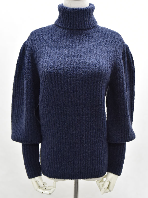 SPIN(COS BLUE)-Puff Sleeve Knit